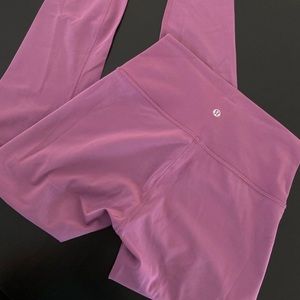 Lululemon Leggings pink no wear or tear
